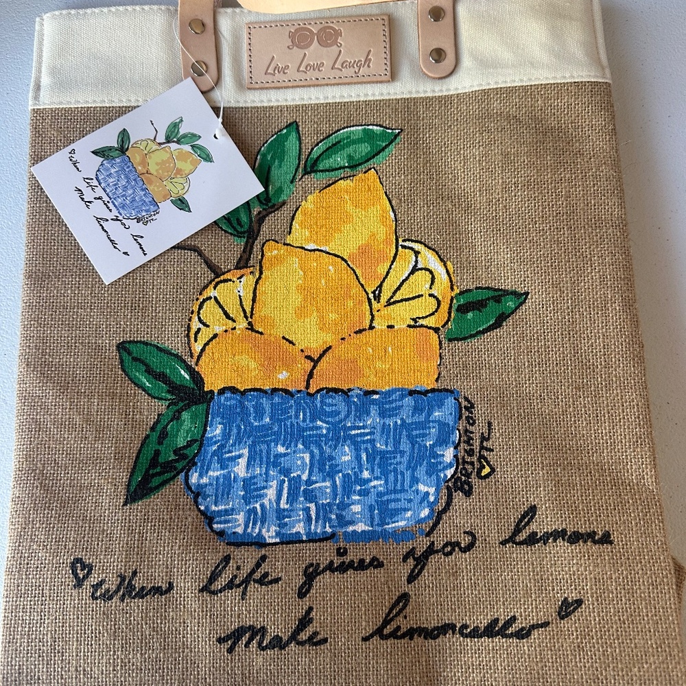 Brighton Main Squeeze - Lemon Tote Bag-New with Tags.
